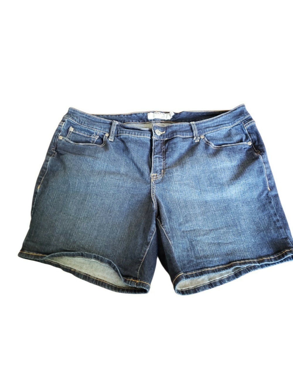torrid Blue Denim Bermuda Shorts